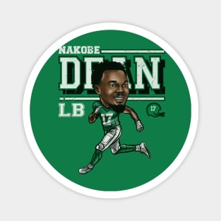 Nakobe Dean Philadelphia Cartoon Magnet